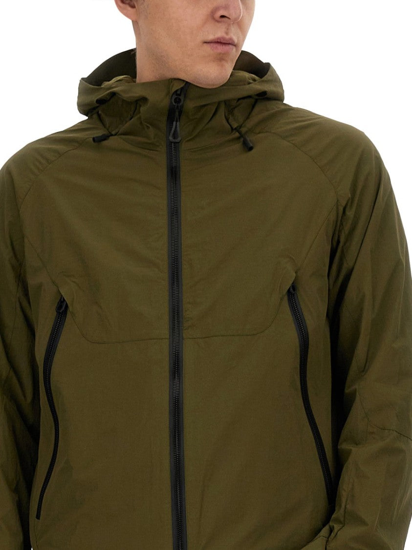 Jg1 Textured Nylon Hooded Jacket