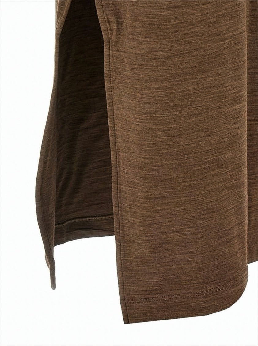 Loewe Sleeveless Fitted Long Dress With Twisted Cutout Detail