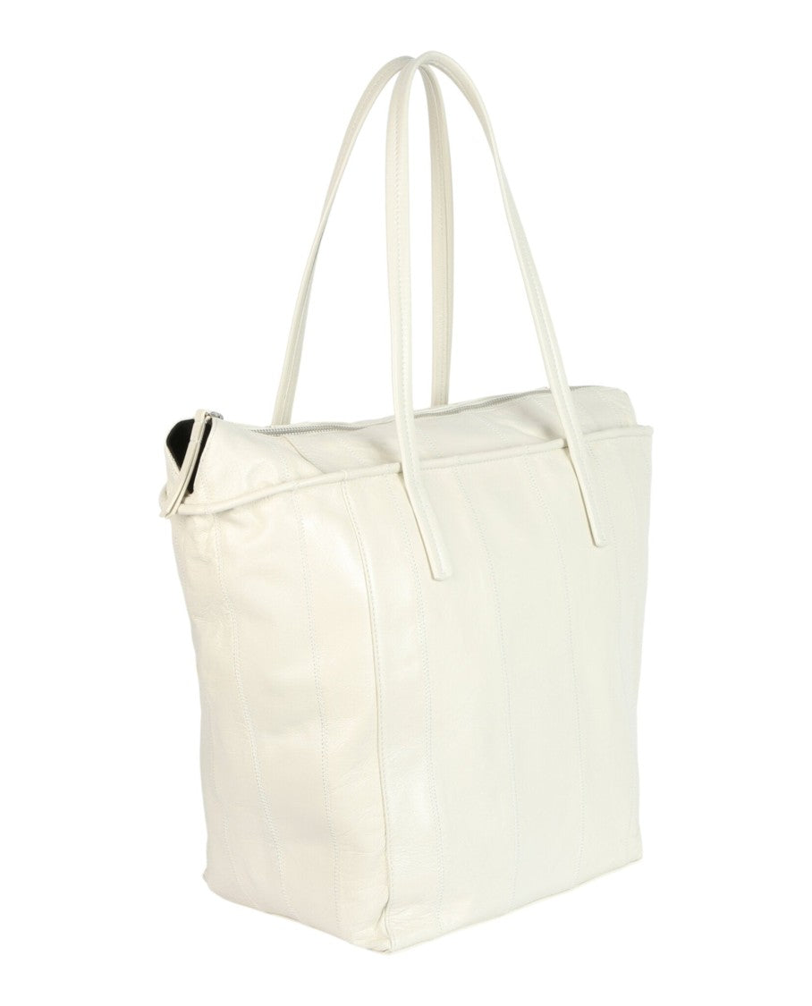 By Far Solid Leather Tote
