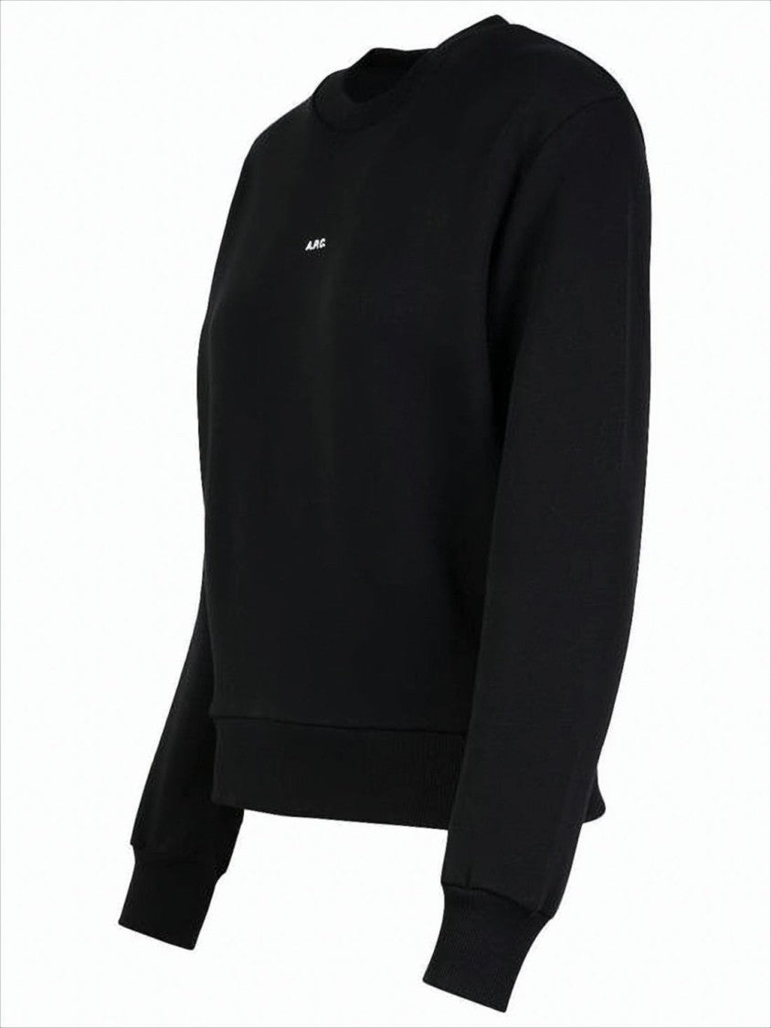 A.P.C. Long-Sleeve Cotton Crew Neck Top