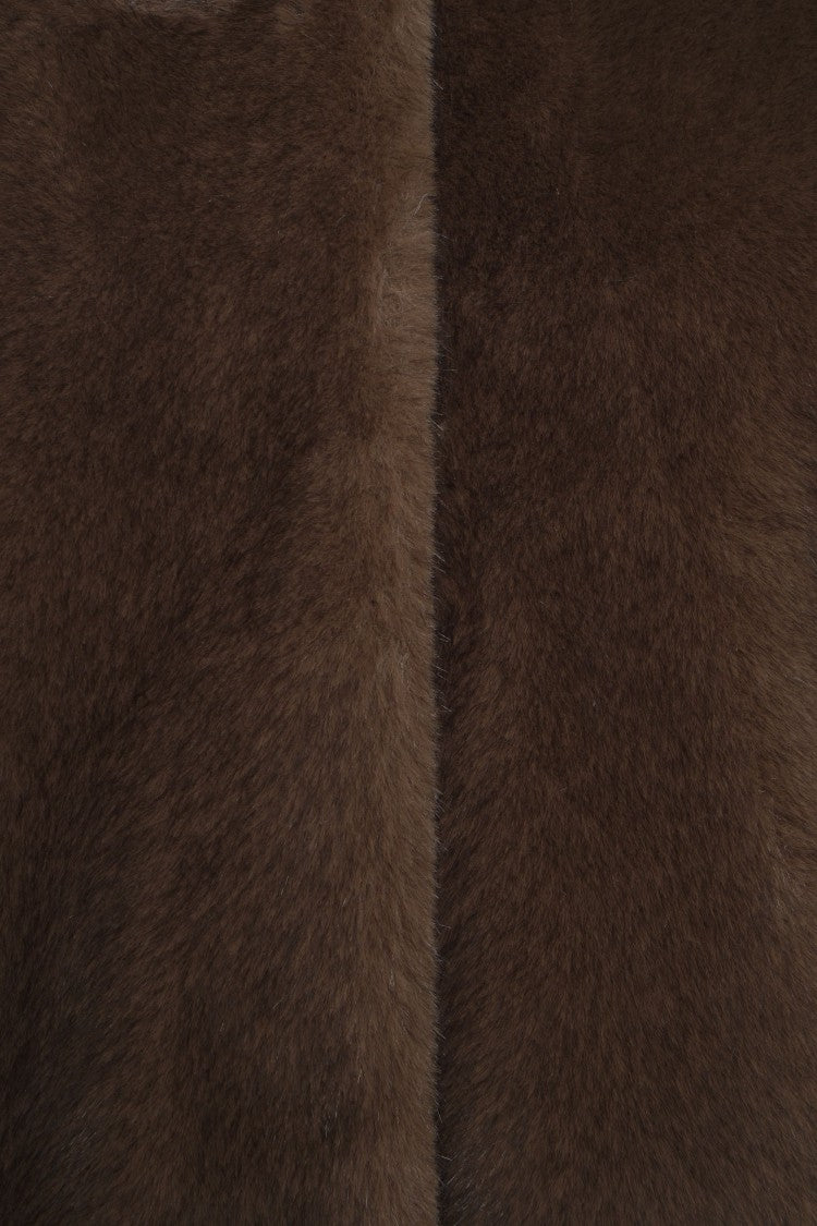Bully Short Faux Fur Coat With Integrated Hood