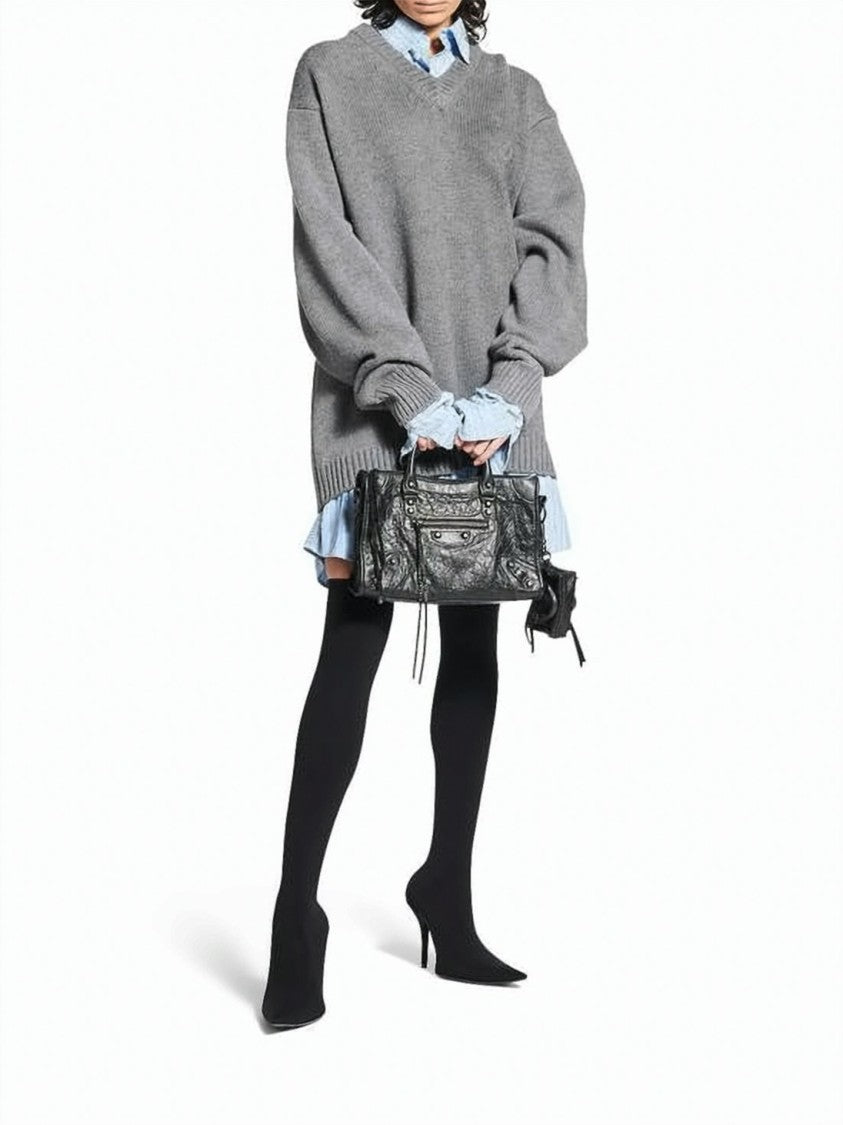 Balenciaga Volcanic Rock Le City Small Lambskin Bag