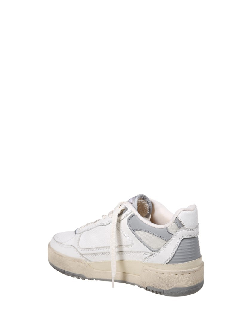 Golden Goose Leather Sneakers With Star Detail