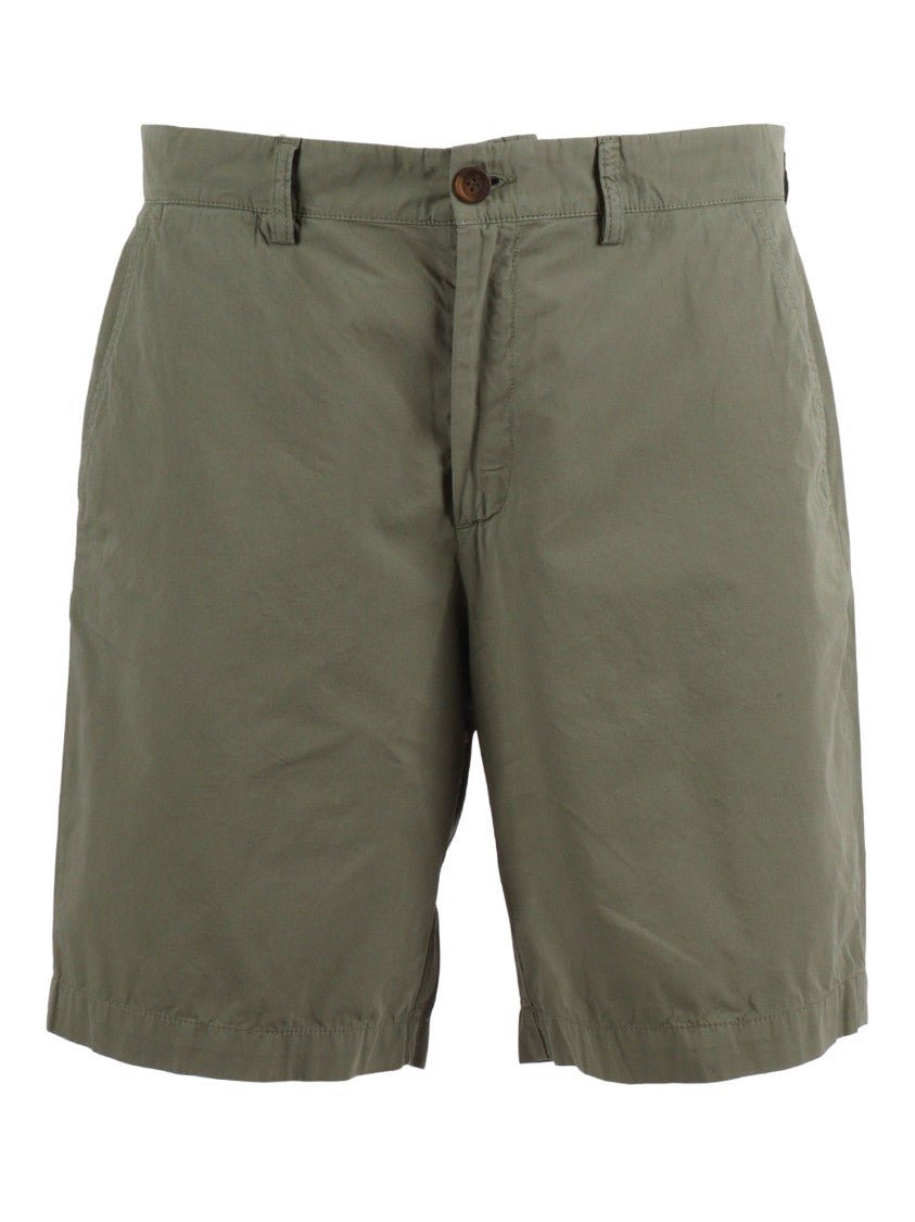 Sebago Green Sasanoa Short Cotton Shorts