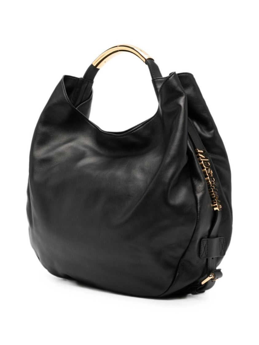Moschino Slouchy Shoulder Bag - Black