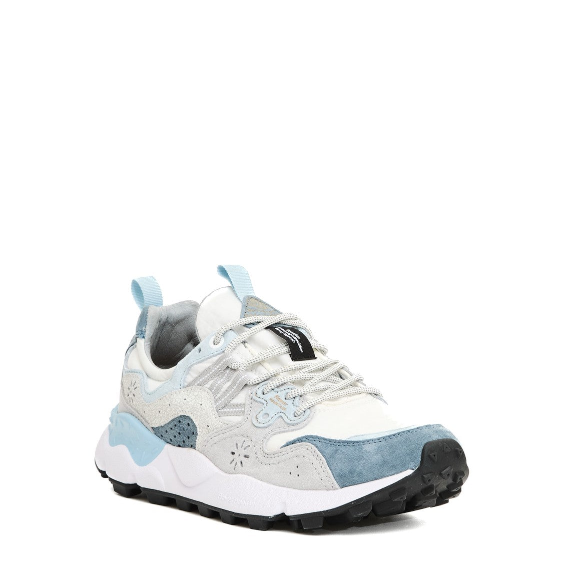 Flower Mountain Sky Blue And Light Blue Sneakers