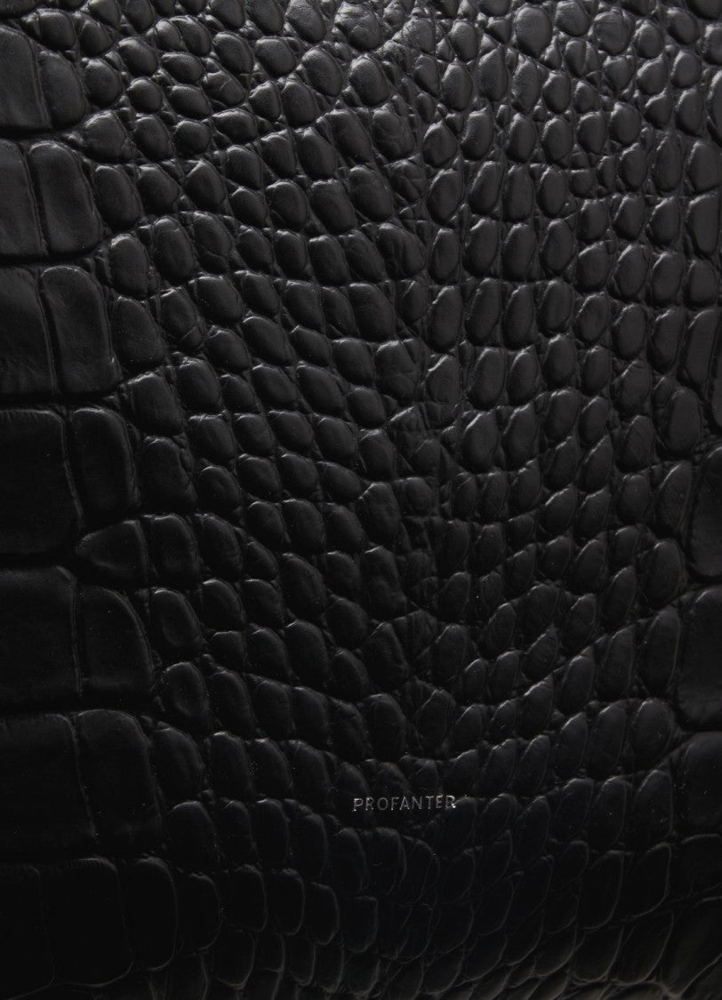 Profanter Jade' Crocco Effect Shoulder Bag