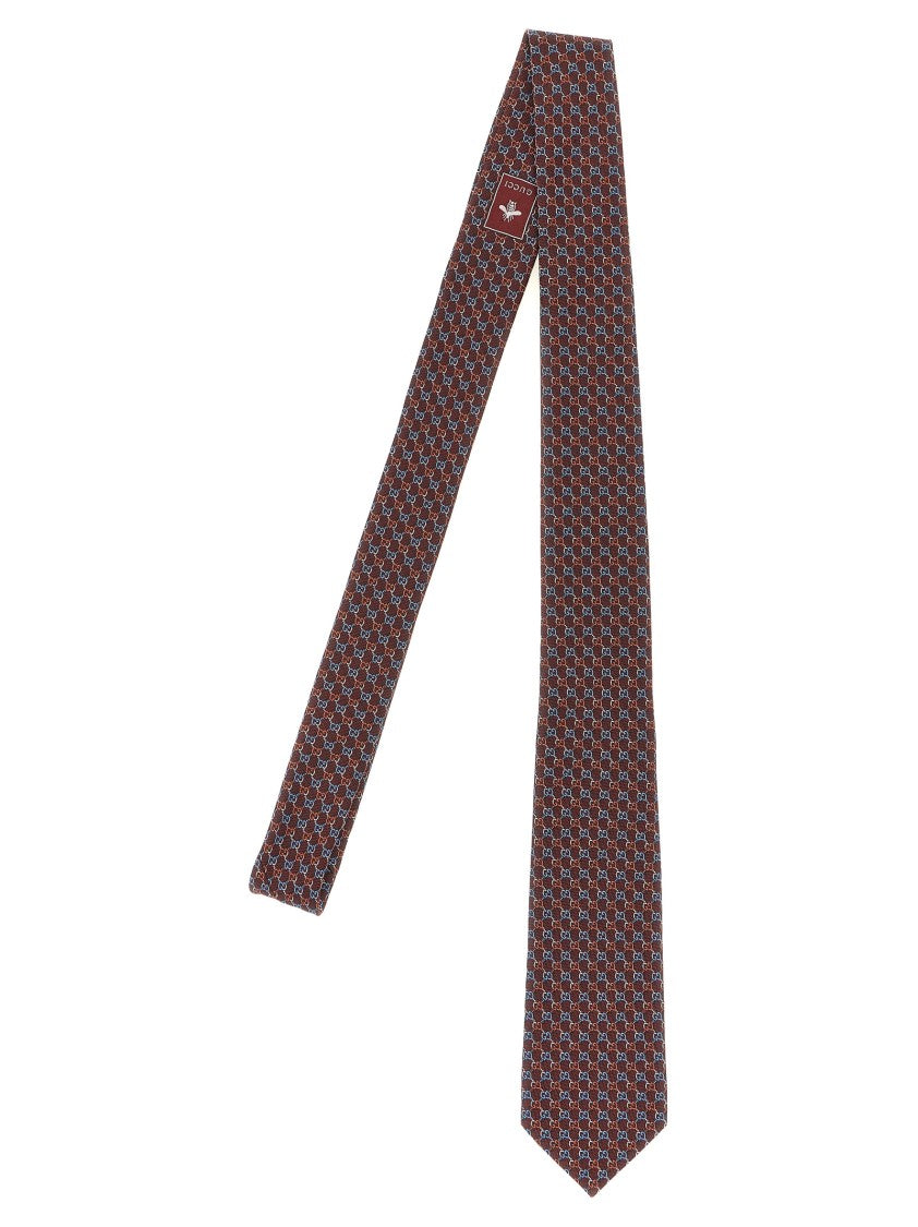 Gucci Gg Silk Tie