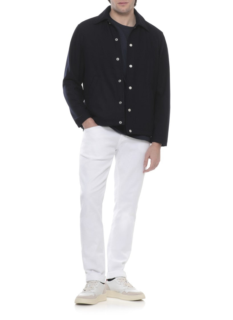 Dondup White George Cotton Jeans
