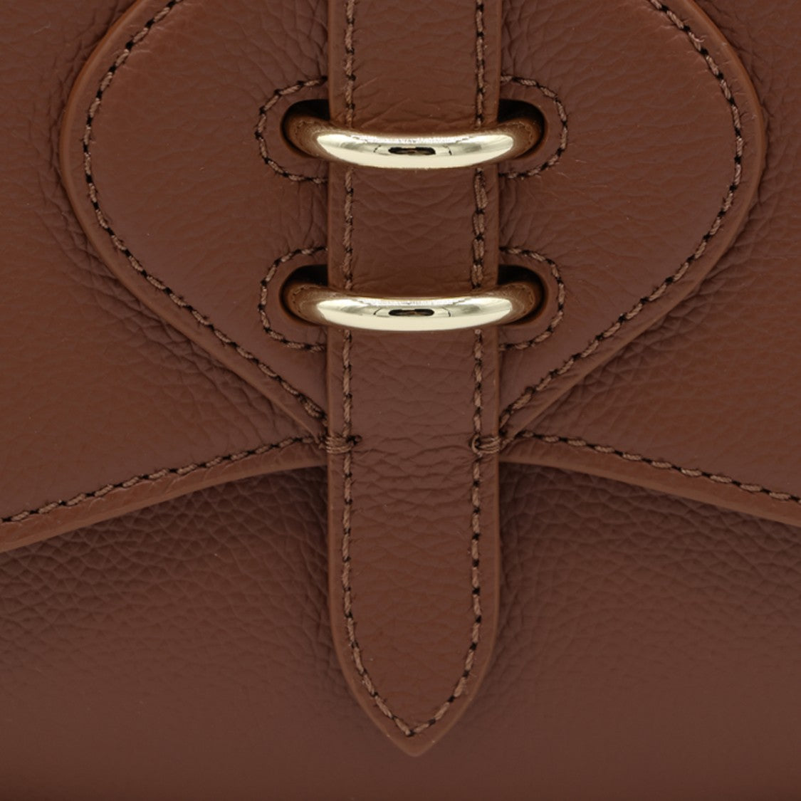 Coccinelle Structured Medium Handbag With Gold-Tone Hardware