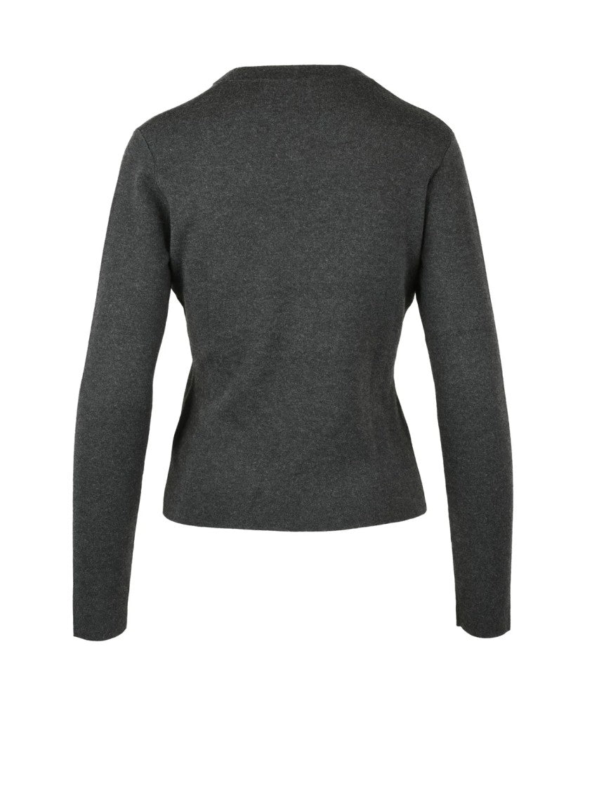 Max Mara Fitted Long-Sleeve Base Layer Top In Soft Knit Fabrication