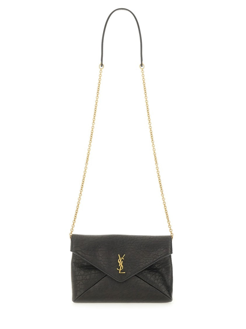 Saint Laurent Clutch Bag With Chain Cassandras