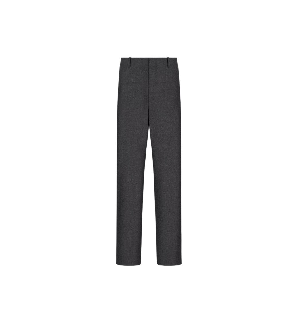 Christian Dior Straight-Leg Tailored Minimalist Woven Pants