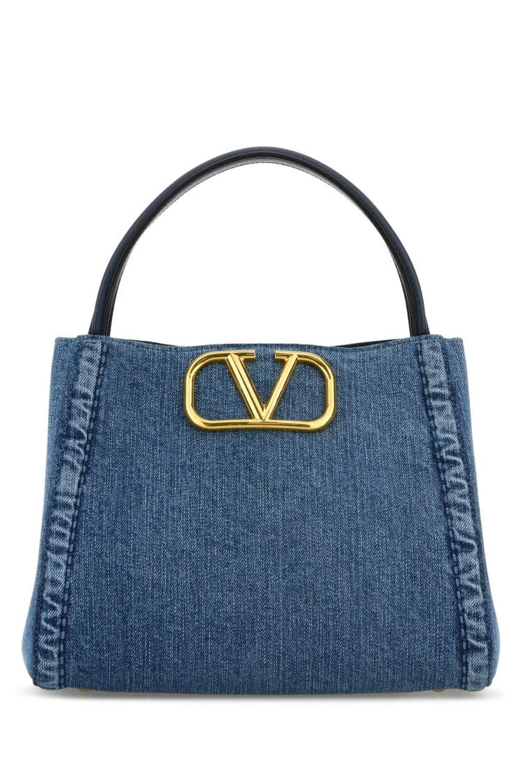 Valentino Garavani Denim Vlogo Handbag