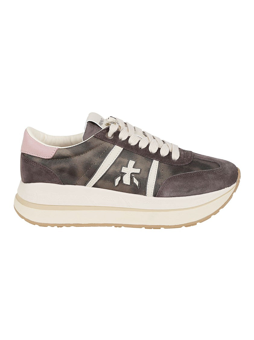 Premiata Bethcoin Suede Mesh Sneakers