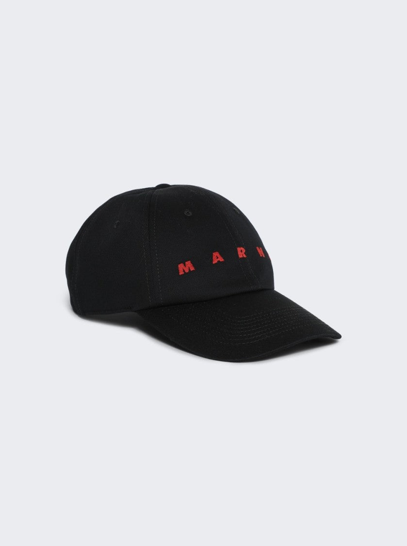 Marni Baseball Cap Black