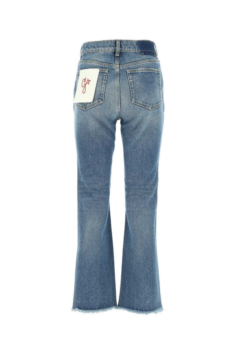 Golden Goose Cropped Flare Jeans