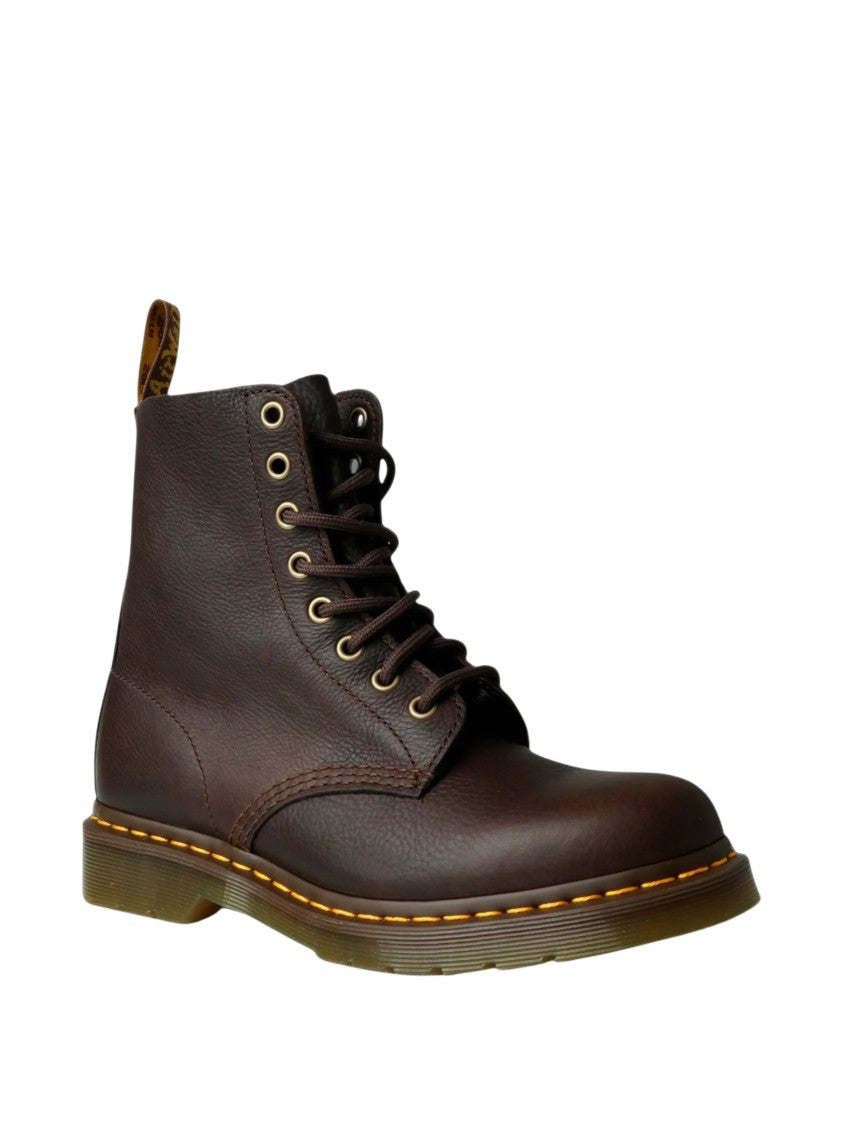 Dr. Martens 1460 Pascal Brown Lace-Up Leather Boots