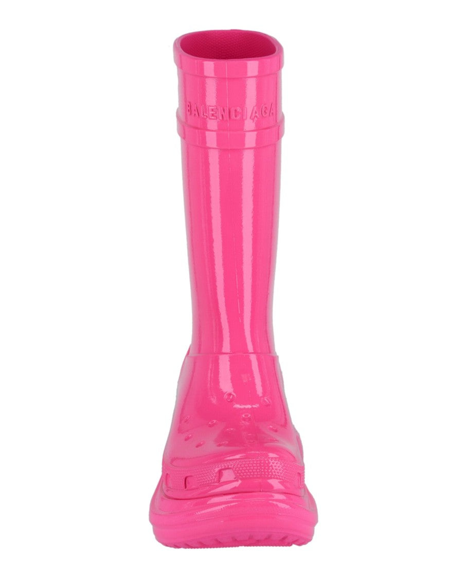 Balenciaga X Crocs Patent Boots