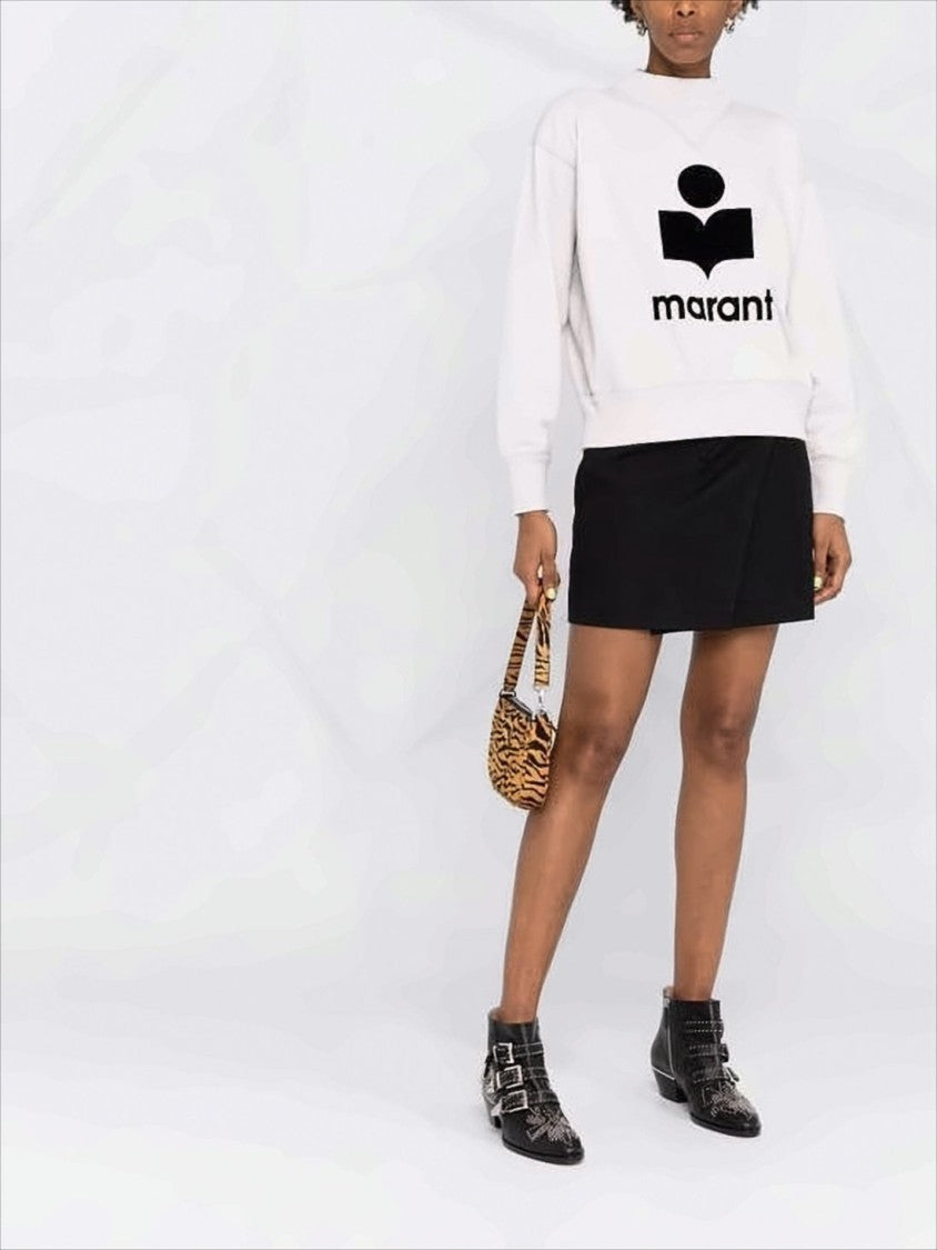 Isabel Marant Long-Sleeve Sweatshirt With Bold Graphic Logo