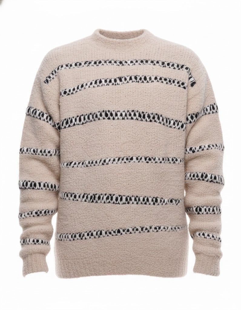 Atomofactory Bouclé Crewneck Sweater