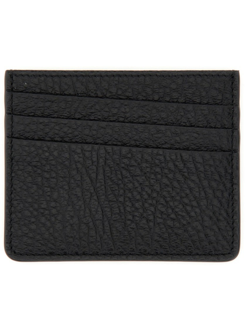 Maison Margiela Four Stitches Textured Leather Cardholder