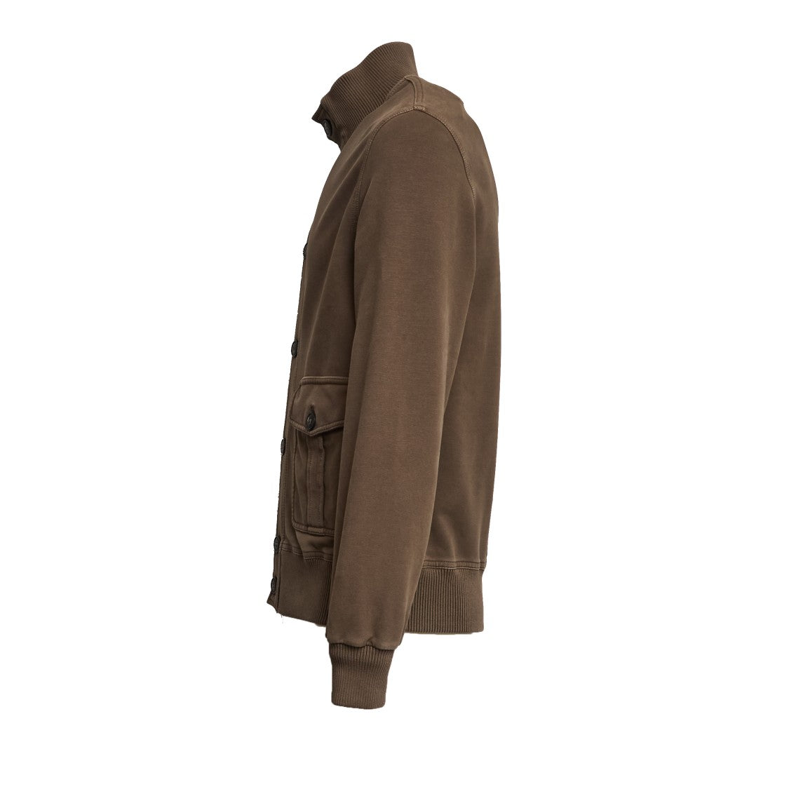 Circolo 1901 Pilot Fleece Button-Up Bomber Jacket