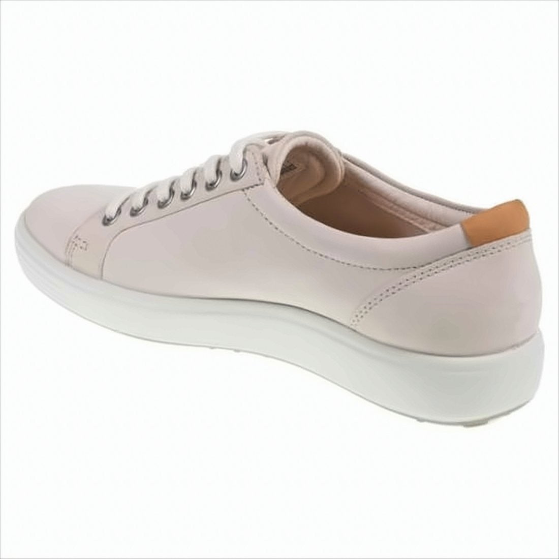 Ecco Minimalist Low-Top Leather Sneakers With Subtle Accents