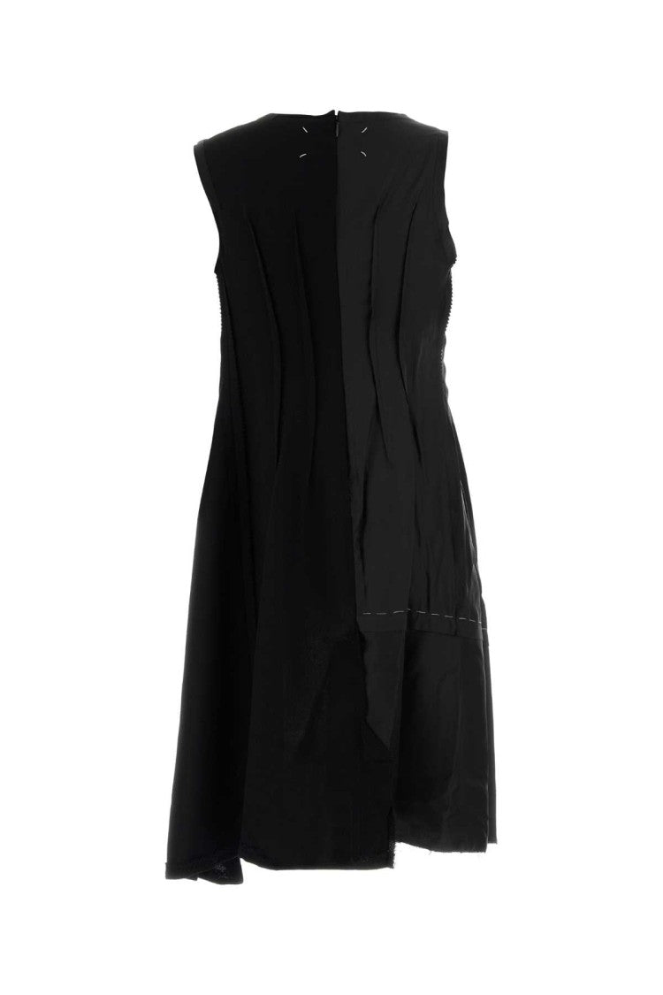Maison Margiela Black Wool Dress