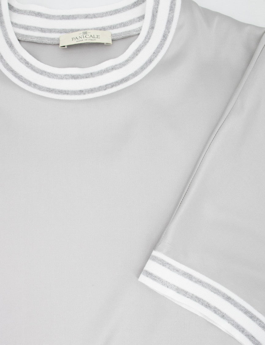 Panicale Silk Sweater With Contrast Edges