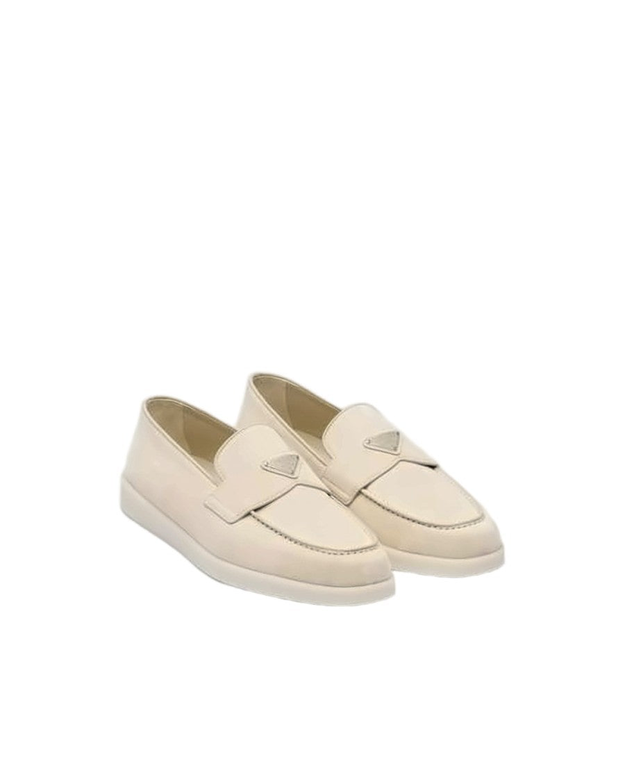 Prada Calf Leather And Suede Loafers
