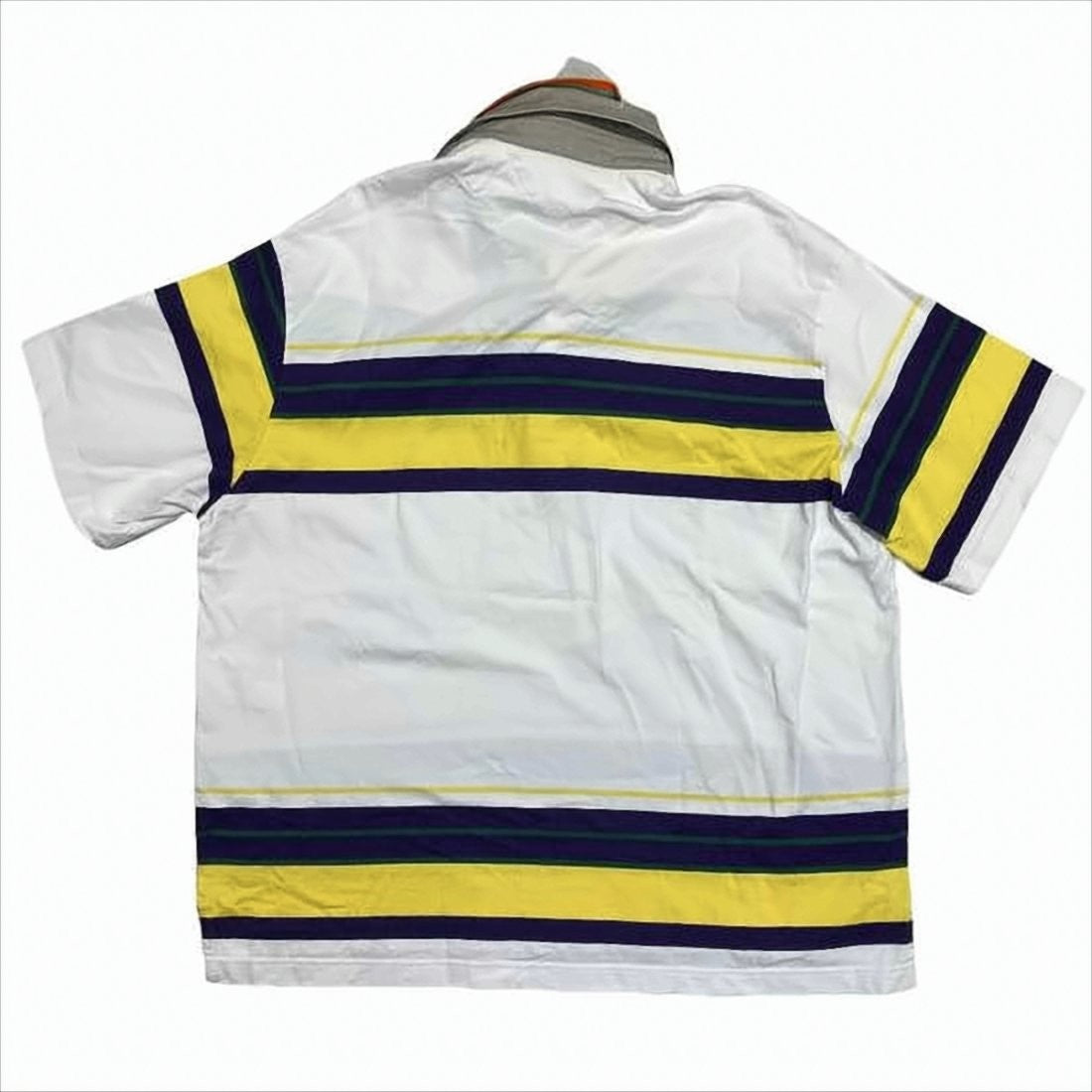 Kolor Bold Striped Cotton Polo Shirt