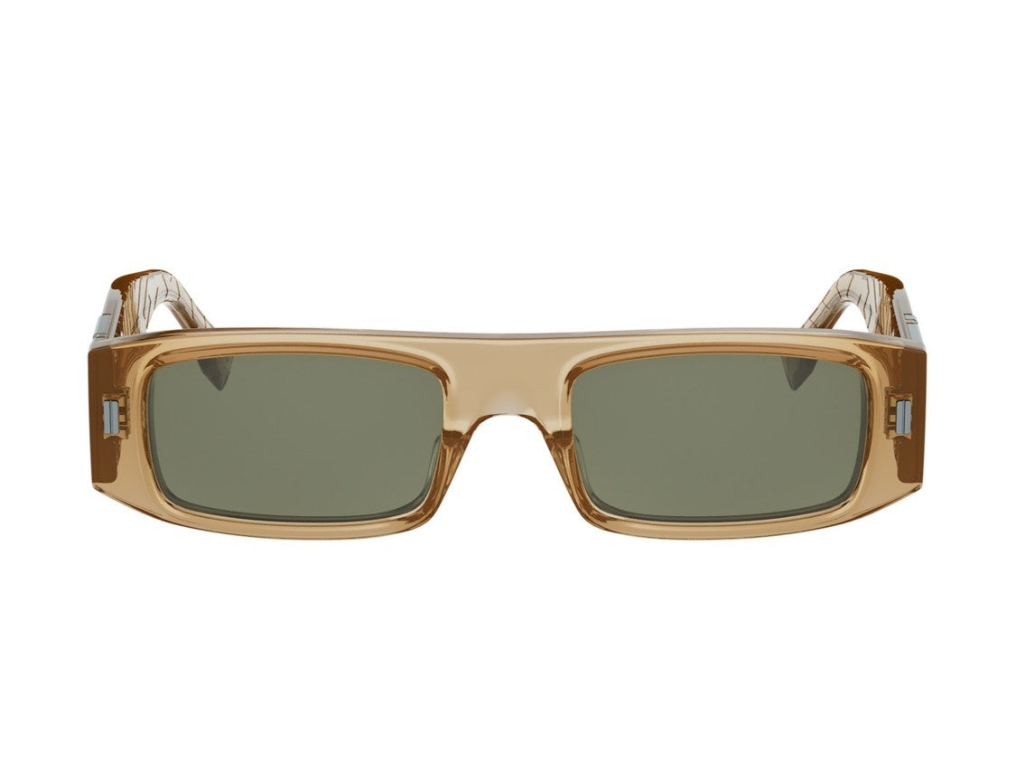 Fendi Fe40181i Silver Detail Oversized Square Sunglasses