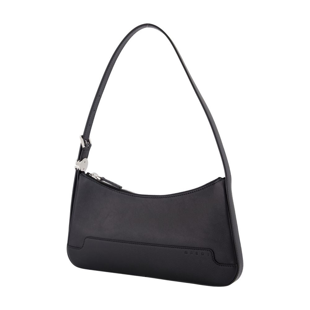 Marni Shoulder Bag - Leather - Black