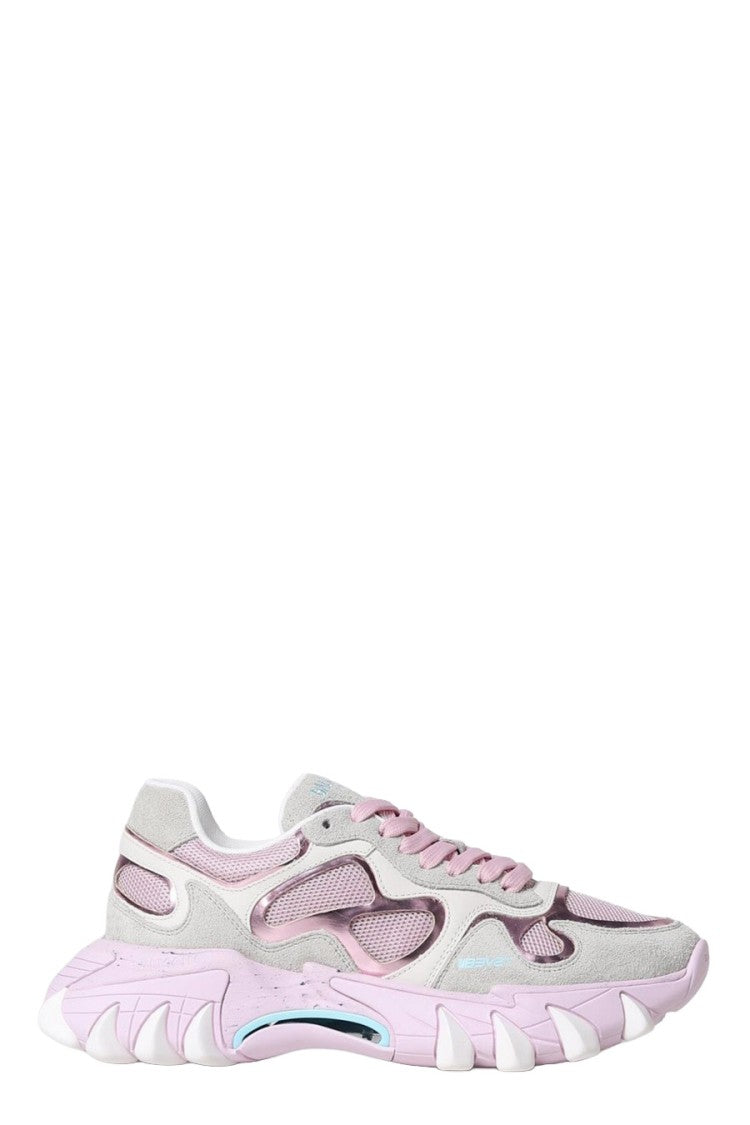 Balmain Multicolor Fabric-Leather Blend Chunky Sneaker