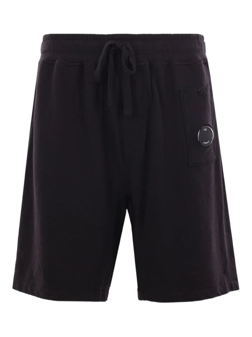 C.P. Company Relaxed Fit Black Jogging Shorts