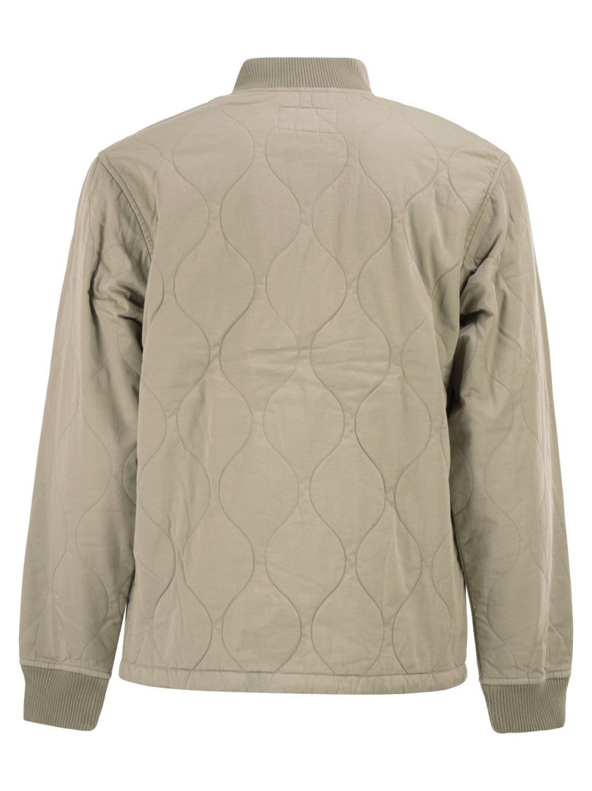 Carhartt Wip Lightweight Cotton Twill Bomber Jacket With Onion Quilting