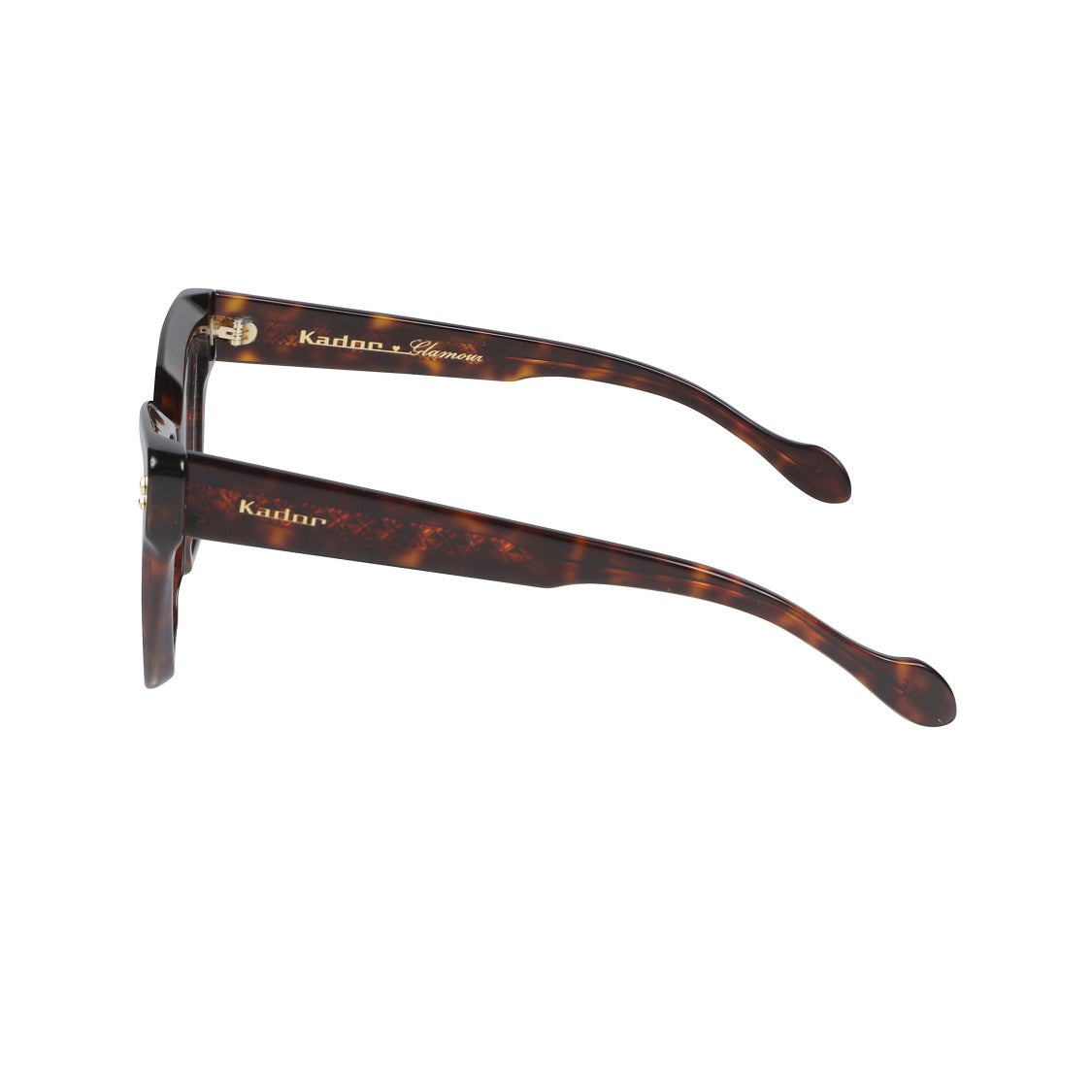 Kador Vanessa Glamour Oversized Tortoiseshell Square Frame Eyeglasses