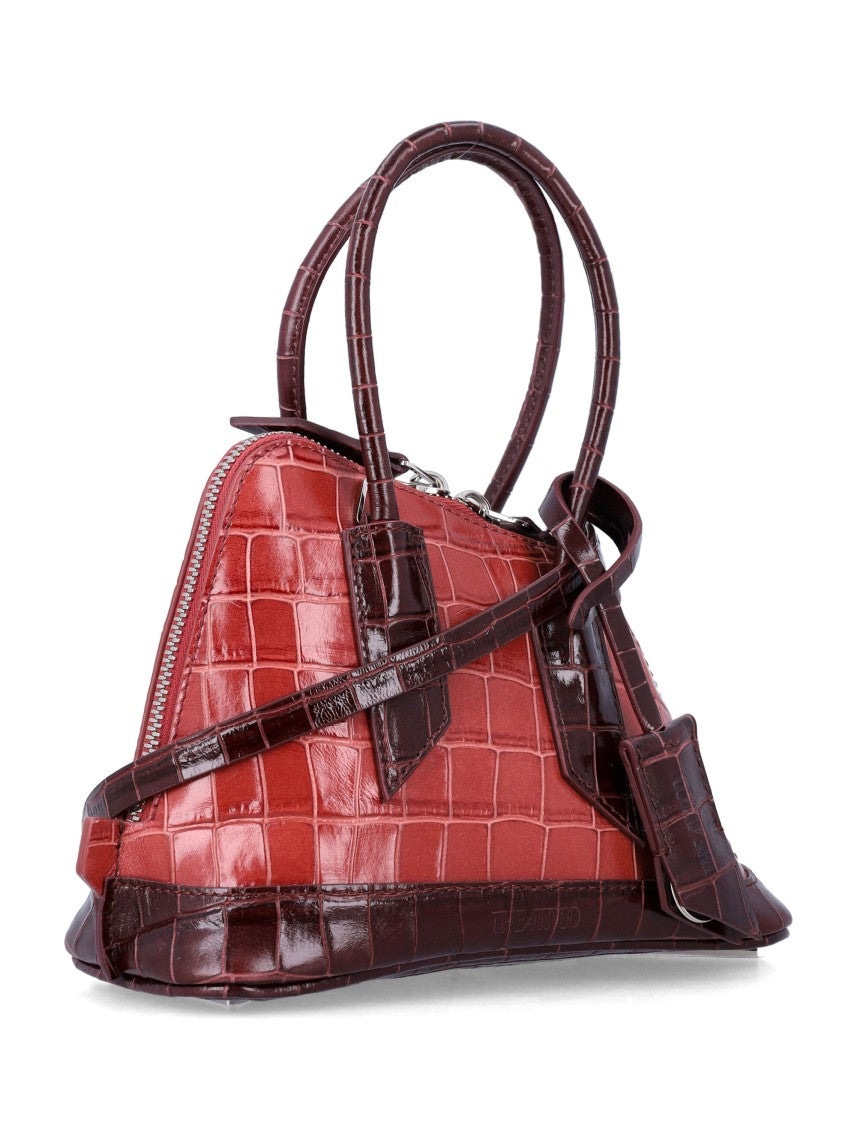 The Attico Sant Abreoeus Crocodile-Embossed Mini Handbag