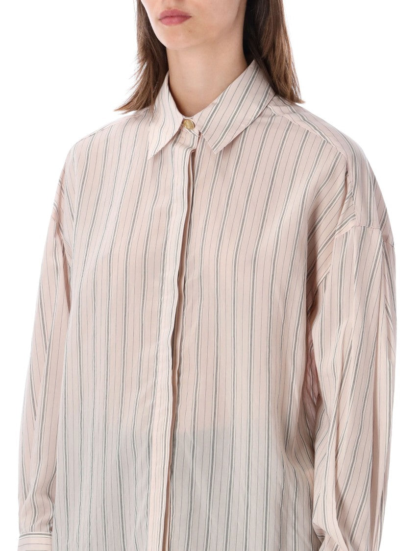 Sessùn Mabel Loose-Fit Vertical Stripe Shirt