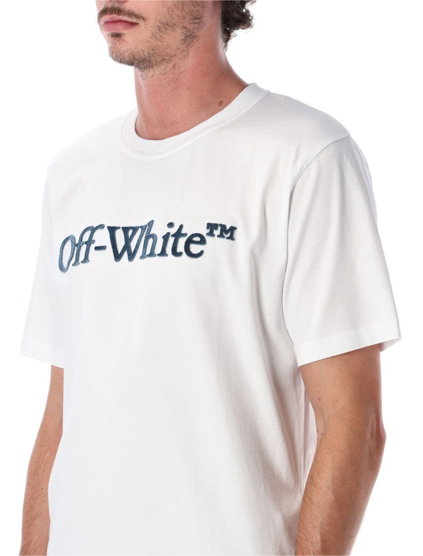 Off-White Classic Short-Sleeve Tee With Bold Logo Detail
