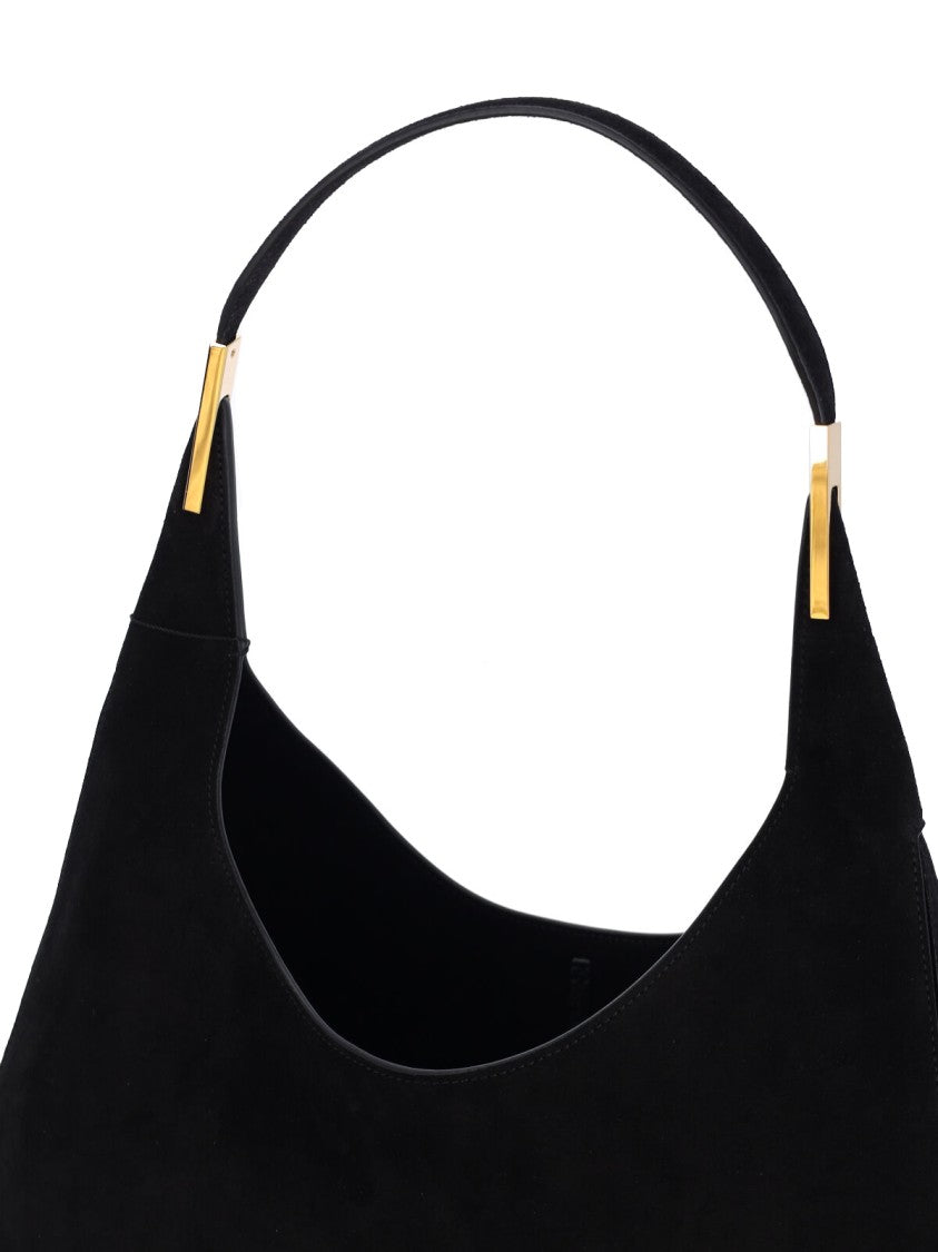 Savette "Florence" Large Shoulder Bag – Black