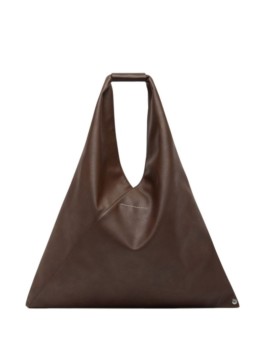 Mm6 By Maison Margiela Medium Triangular Shopping Bag With Structured Handle