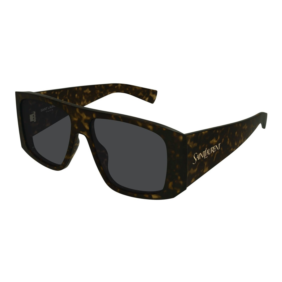 Saint Laurent Sl 832 Tortoiseshell Rectangular Sunglasses