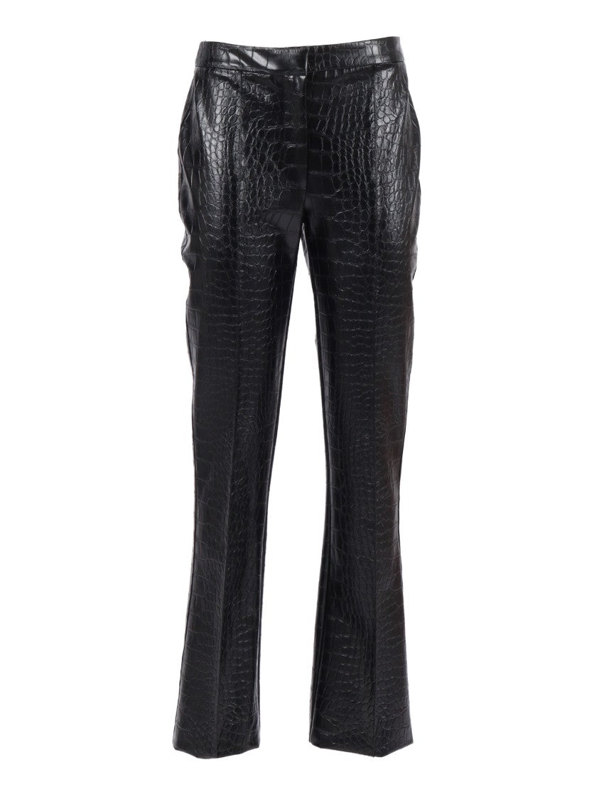 Elisabetta Franchi High-Waisted Straight Leg Pants