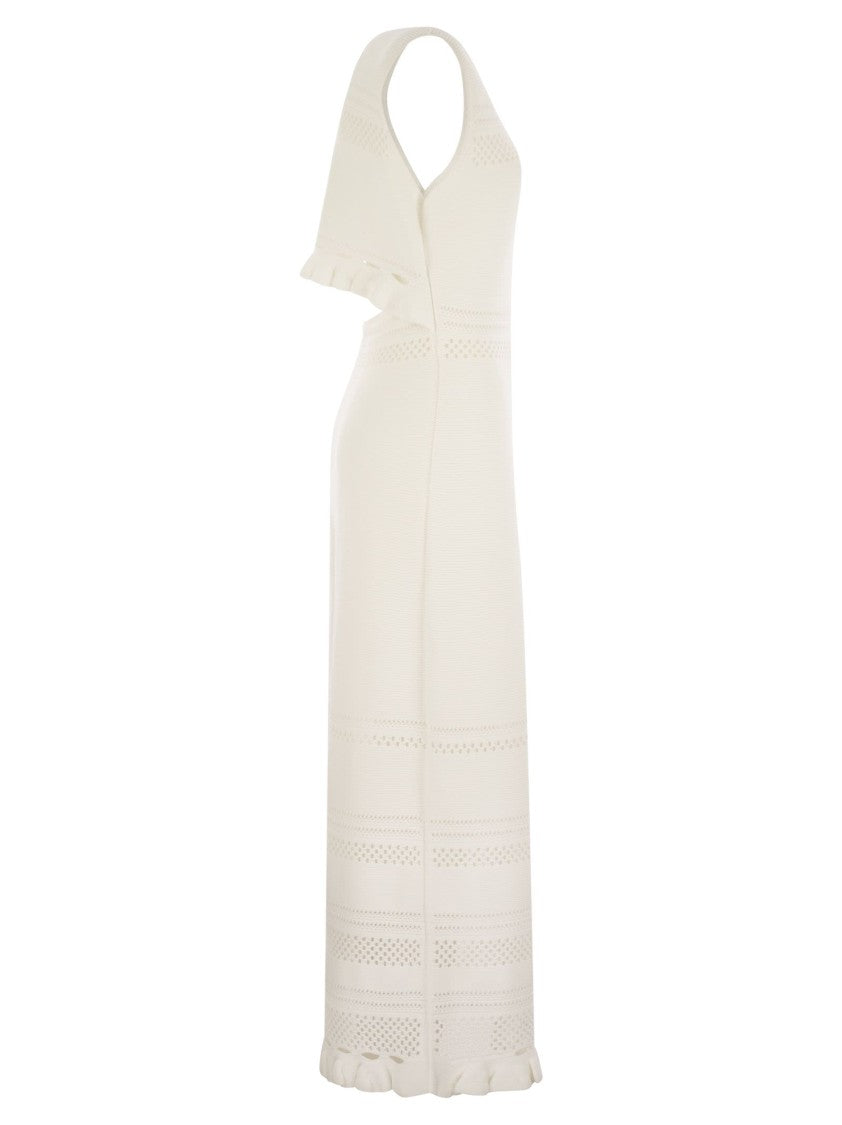 Fabiana Filippi Light Cotton Sleeveless Dress