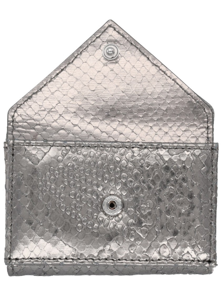 Vivienne Westwood Silver Envelope Metallic Portfolio Wallet