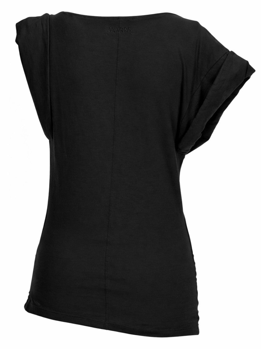Isabel Marant Neutrals Maisan Fitted Rolled Sleeves T-Shirt