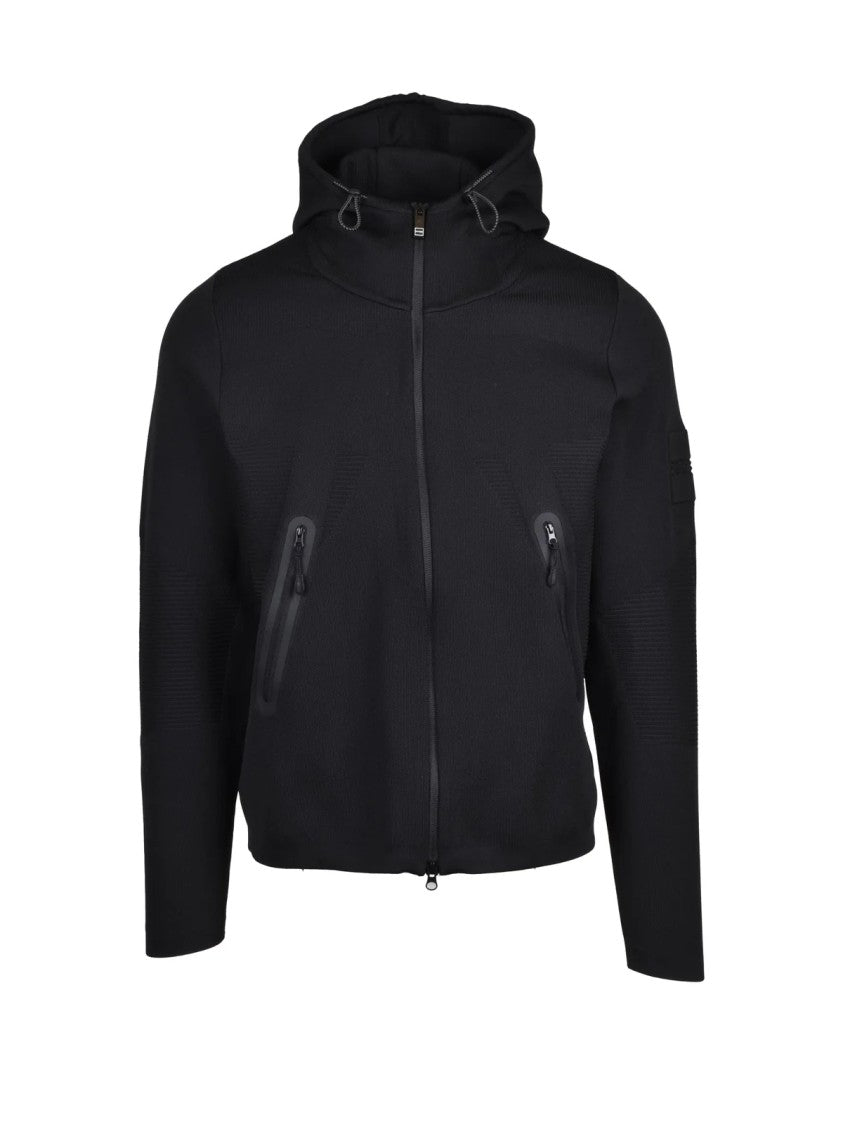 Outhere Black Polyester Technical Sweatshirt