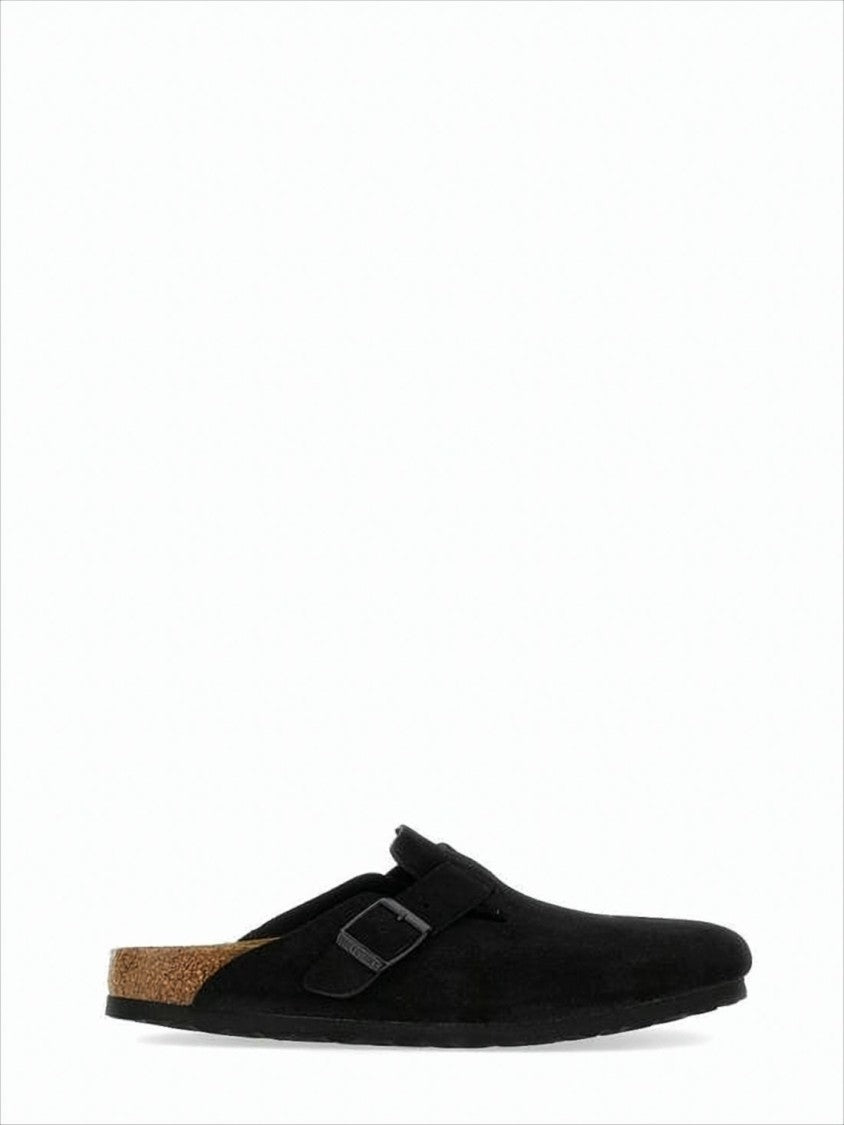 Birkenstock Closed-Toe Mule Sandals With Adjustable Leather Strap